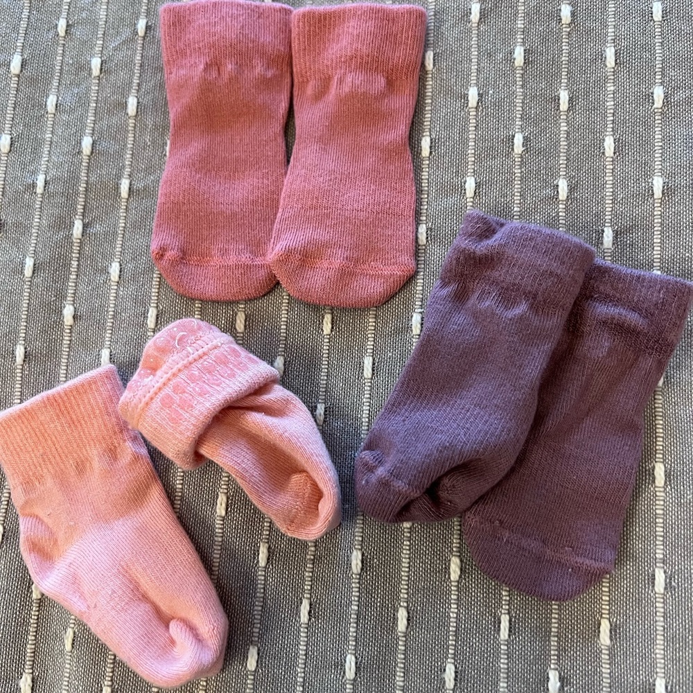 Newborn Squid Socks Set of 3
